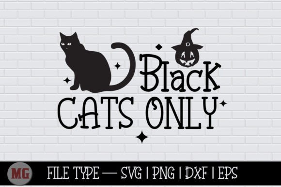 Black Cats Only - Halloween SVG: A Designer's Review