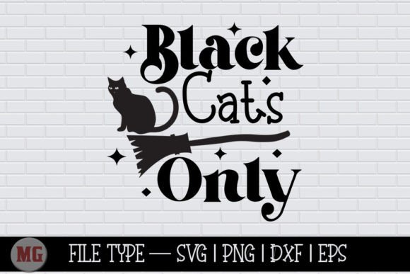 Black Cats Only - Halloween SVG: A Designer's Review