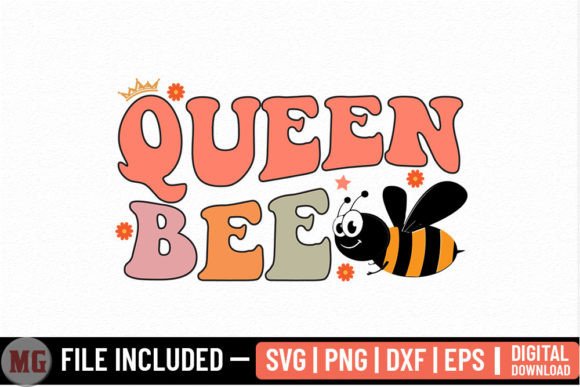 Queen Bee - SVG: A Designer's Take on Real Embroidery Use