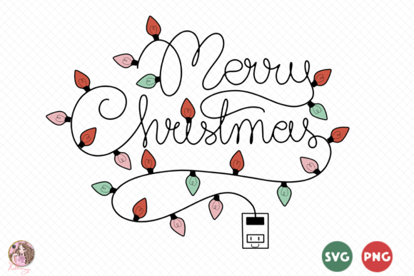 Review: Christmas Lights SVG PNG for Holiday Embroidery