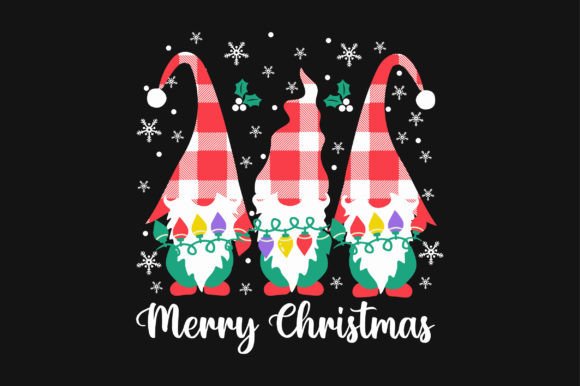 Review: Gnome Merry Christmas SVG Vector T-shirt for Embroidery