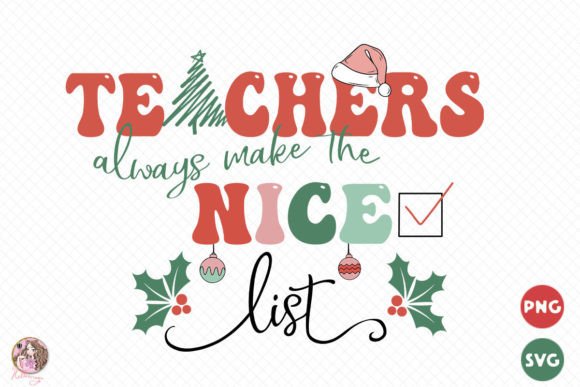 Review: Teachers Always Make the Nice List SVG for Holiday Embroidery