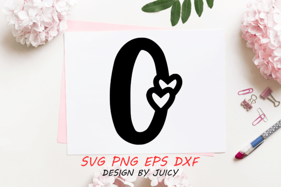 Reviewing Number with Hearts 0 SVG for Real Embroidery
