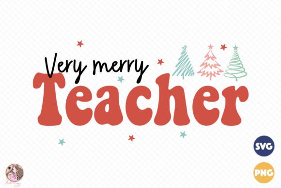 Reviewing the Very Merry Teacher SVG PNG for Embroidery
