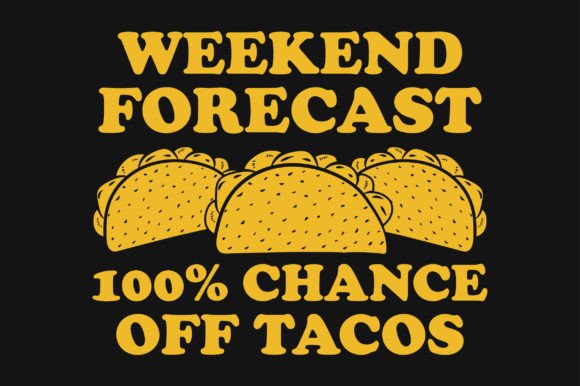 Tacos Mexican Food SVG Vector T-shirt Review